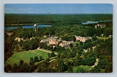 Aerial View Pocono Crest Hotels Pocono Pines,PA Monroe County Vintage