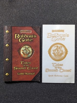 Baldur's Gate: Tales of the Sword Coast   Game Manual + Quick Reference Card