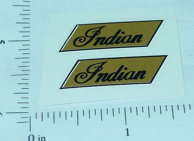 Pair Hubley Indian Motorcycles Replacement Stickers HB-001