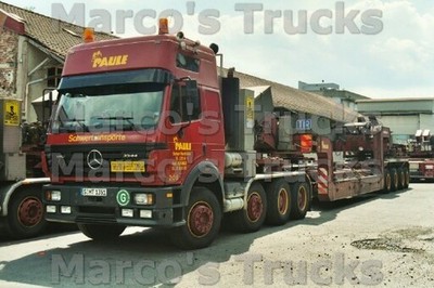 LKW Foto Mercedes-Benz 2554 Schwerlasttransporter Deutschland rot PAULE S #n1pz
