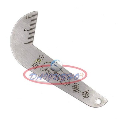 Drill bit gauge edge dimension gage 118° drill bit sharpening angle tool *qq