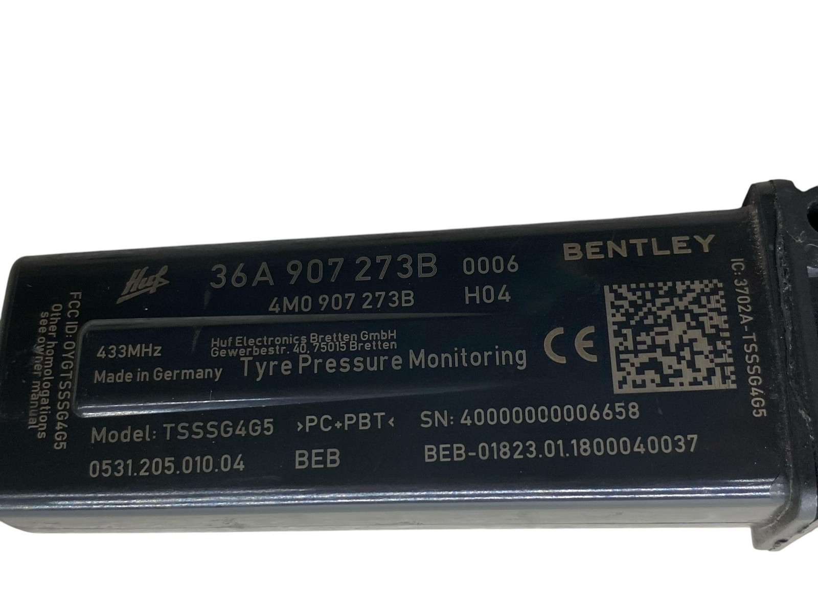 16 - 23 BENTLEY BENTAYGA OEM TPMS TIRE PRESSURE MONITORING SYSTEM CONTROL MODULE