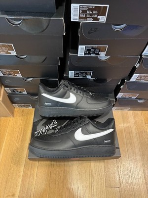 Supreme x Air Force 1 Low Box Logo - Black 9-13