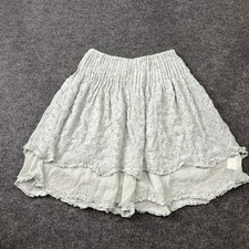 FREE PEOPLE Sanderson Midi Skirt Women's Size S Sky Gray