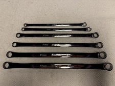 New Snap-on Xdhfm606k1 8 Thru 19 Mm 12-pt Box End Wrench Set Long Zero Offset