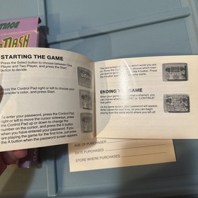 Boulder Dash (Nintendo NES, 1990) CIB / BOX / FOAM / MANUAL / REGISTRATION CARD