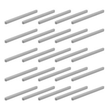 20 Pcs Round Ended Feather Key, 100x6x6mm Drive Shaft Parallel Keys