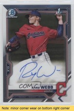 2021 Bowman Draft Chrome Draft Pick Auto Ryan Webb #CDA-RW Auto READ 0hf5