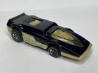 HOT WHEELS RED LINE SIZZLER BLACK SIDE BURN CAR