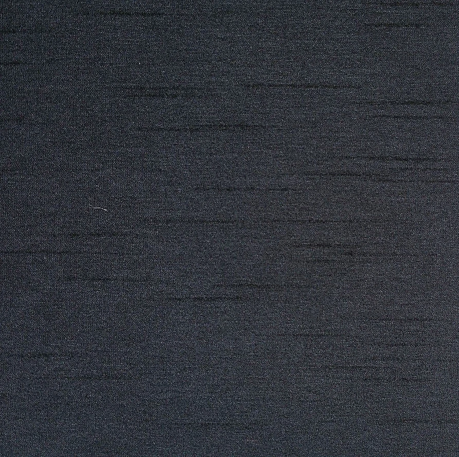 15 ЯРДОВ ЛОТ ТВЕРДЫЙ ЧЕРНЫЙ ИСКУССТВЕННЫЙ ШЕЛК DUPIONI ТКАНИ 58» РОСКОШЬ ДРАПИРОВКИ ПЛАТЬЕ ТКАНИ - Изображение 2 из 4