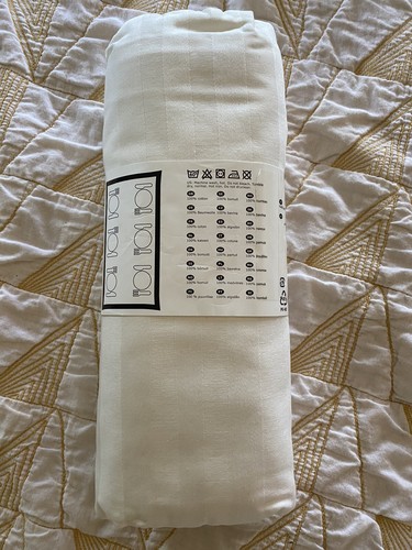 IKEA CAJA White Tablecloth Rectangular 57”x94” 100% Cotton - Picture 3 of 3
