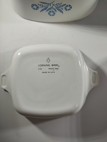 Corning Ware Casserole Dish Cornflower Pattern Lot Of 4 No Lids - Picture 12 of 20