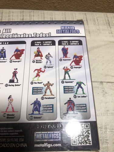 DC 10 Pack Jada Nano Metalfigs Superman Wonder Woman The Flash Two Face NEW! - Picture 7 of 9