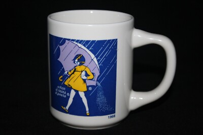 1968 Morton Salt Coffee Cup When It Rains It Pours