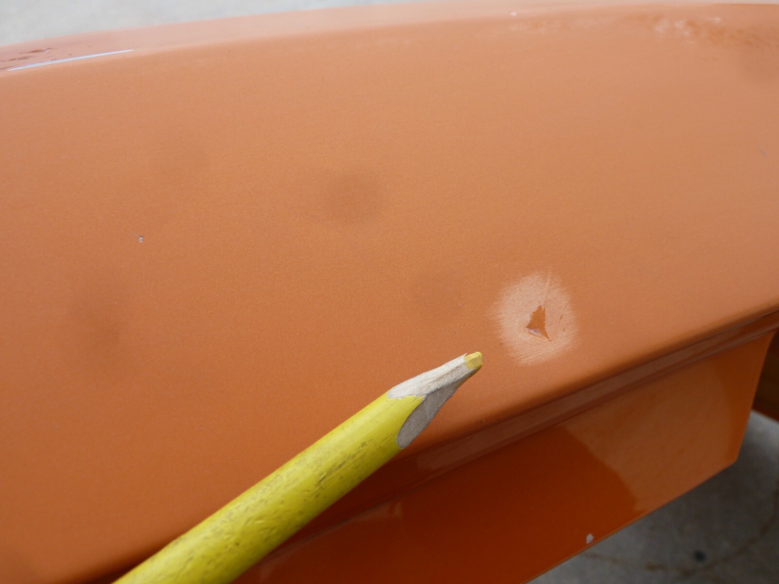 2004-2008 Lamborghini Gallardo FRONT BUMPER COVER OEM Skin Facia Orange