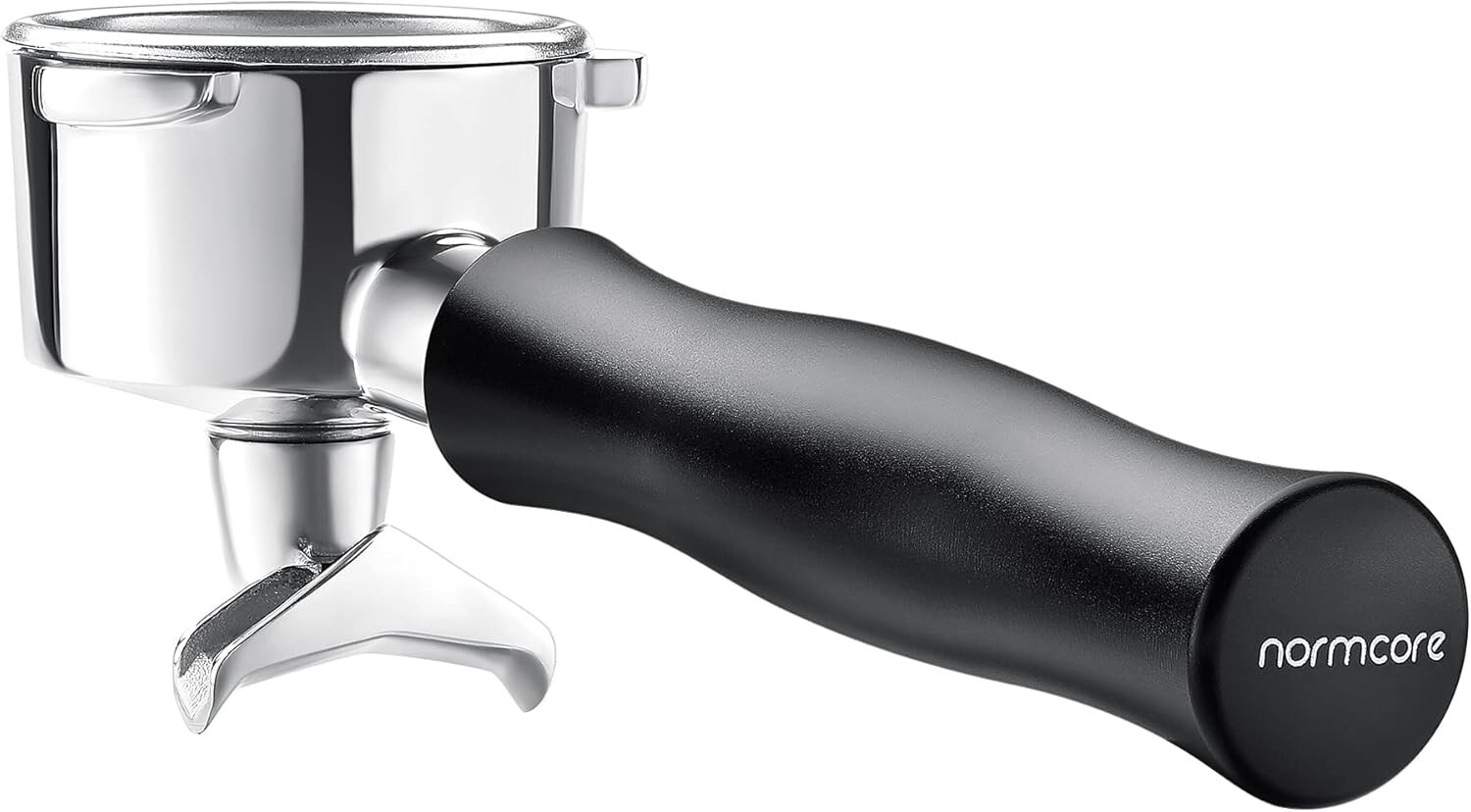 Ergonomic 54mm Portafilter with Double Spout for Espresso Excellence