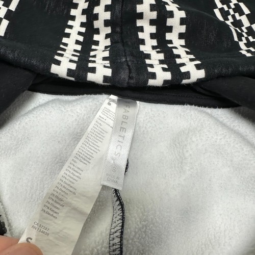 Fabletics Fleece Einteiler Overall mit Kapuze schwarz weiß Fair Isle Damen Größe S - Bild 6 von 11