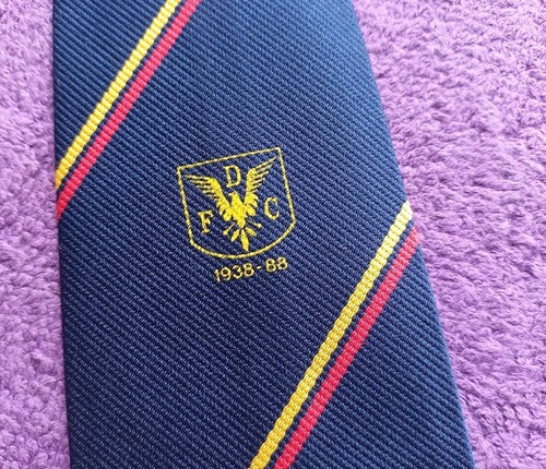 DEVERONVALE FC FOOTBALL CLUB HIGHLAND LEAGUE VINTAGE TIE 1938-88 ANNIVERSARY