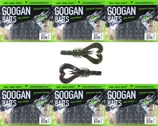 (6) Packs Googan Squad 4" Krackin' Craw Bama Bug Brand New In Pack
