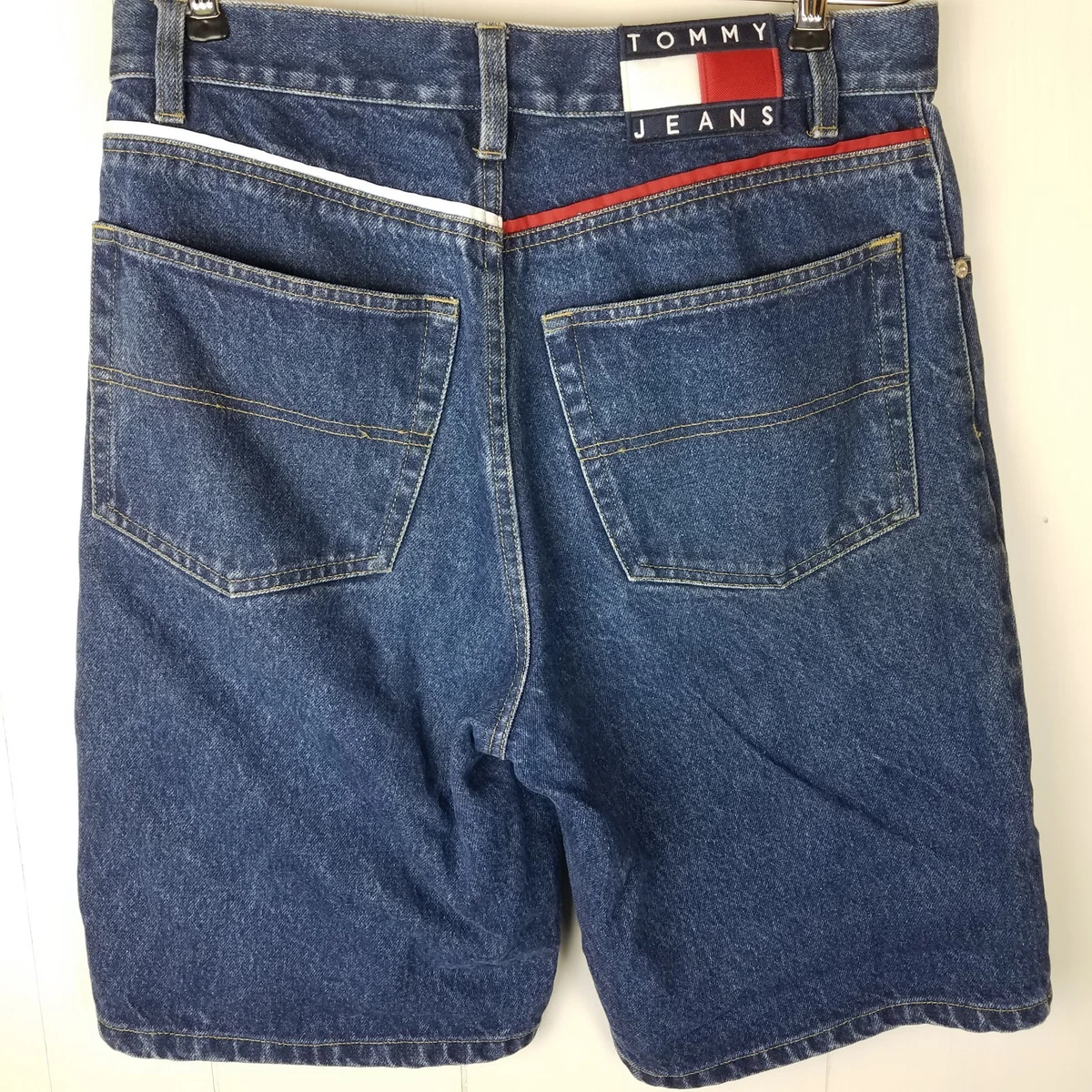 Tommy Hilfiger Denim Shorts Men s size 31 Blue Jean box logo