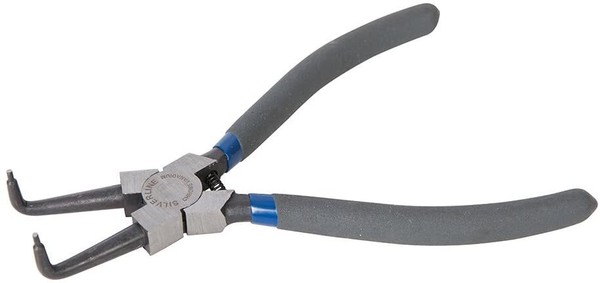 Abgewinkelte Sicherungsringzange 180 Mm FüR Innenringe Seegering Zange Ring-image