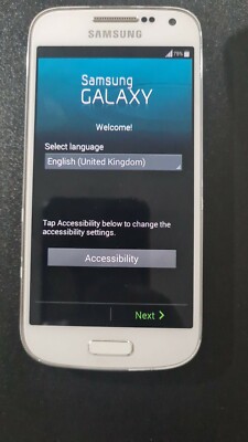 Samsung Galaxy S4 mini GT-I9195 - 8GB - White Frost (entsperrt) Smartphone
