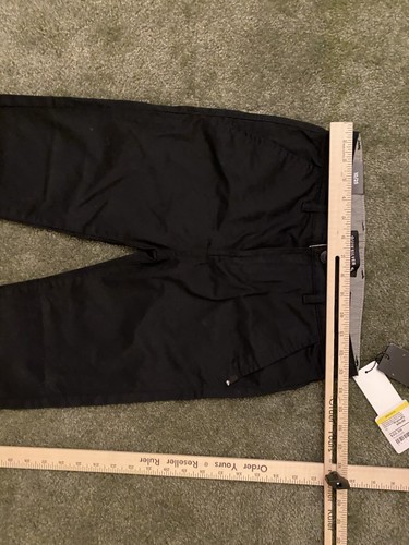 Quicksilver Straight Fit 10/25 Pants Kids (Big Kids)Black Flat Front Boys - Picture 5 of 12