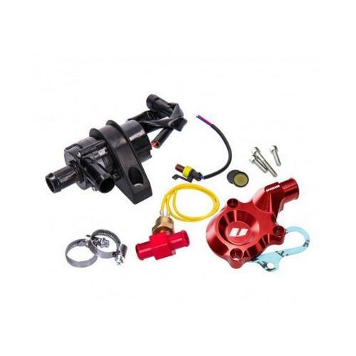 Pompe à eau am6 électrique Voca Racing CNC rouge de refroidissement moto 50cc
