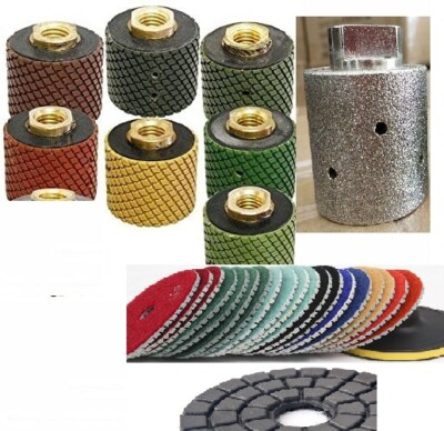 3'' granite marble sink hole polish pad grinding drum travertine concrete polish