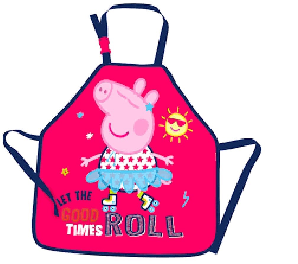 Peppa Pig Schwein SCHÜRZE MALSCHÜRZE KINDERSCHÜRZE NEU Rosa Bär