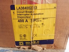 NEW Square D LA364002353 LA36400 ABC 400 Amp 3 pole 600V I Line Circuit Breaker