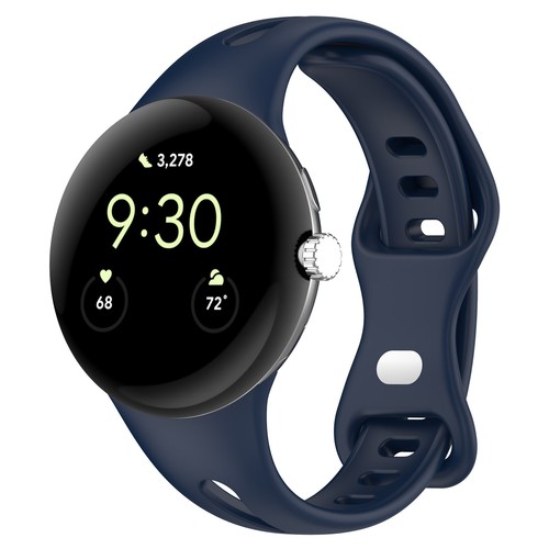 Google Pixel Watch/Watch 2 Slim Strap Silicone Replacement Sport Band Wrist Band - Picture 17 of 67