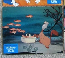 LOBBY CARD Underwater Si Disney M'etait Conte Original 1973 French Poster