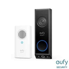 eufy 2K Video Doorbell E340 8GB Local Storage with Chime Battery No Monthly Fees