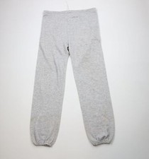 Vtg 70s 80s Streetwear Men XLT Blank Triblend Gusset Sweatpants Joggers Gray USA