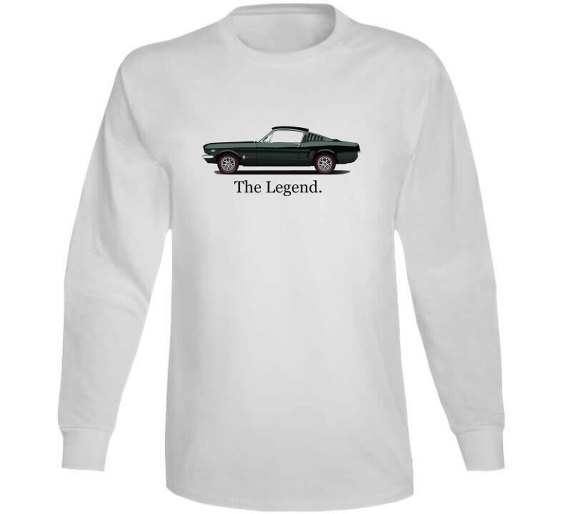 Maglietta The Legend Mustang Fastback Pony Car Musclecar Gt Maglietta