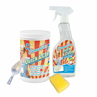 Clementine Quick & Clean Haushaltsreiniger Allesreiniger Allzweckreiniger Natron