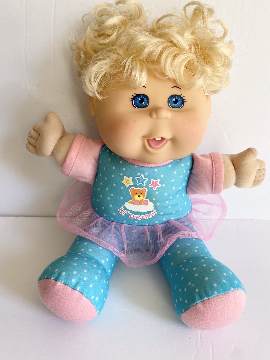 Cabbage Patch Kids CPK 2011 Blonde Lil’ Dreamer Soft Baby Doll 12” tall