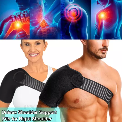 Schulterbandage Kompressionsbandage für gerissene Rotatorenmanschette Gürtel Schmerzlinderung Unterstützung - Bild 4 von 29