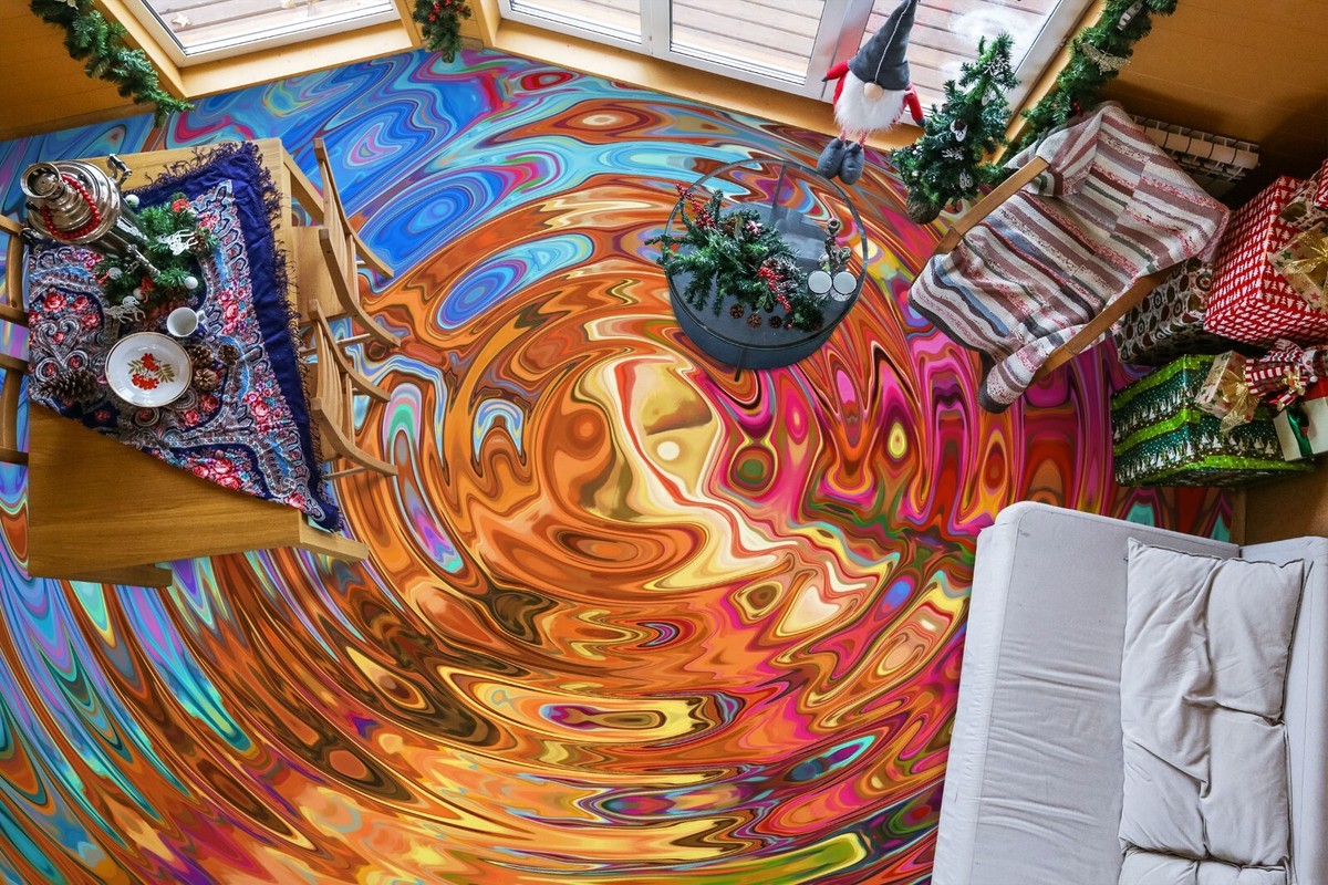 3D Water Pattern SKE1859 Floor WallPaper Print Decal Epoxy Floor