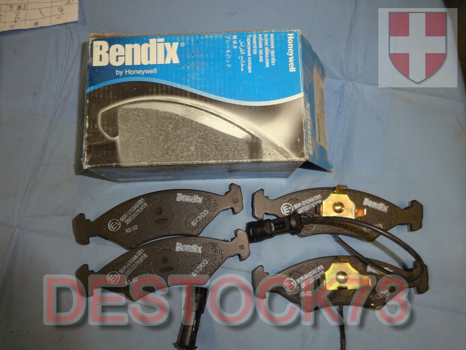 Plaquettes de frein BENDIX 571291B pour remplacer l'usure sur Golf IV