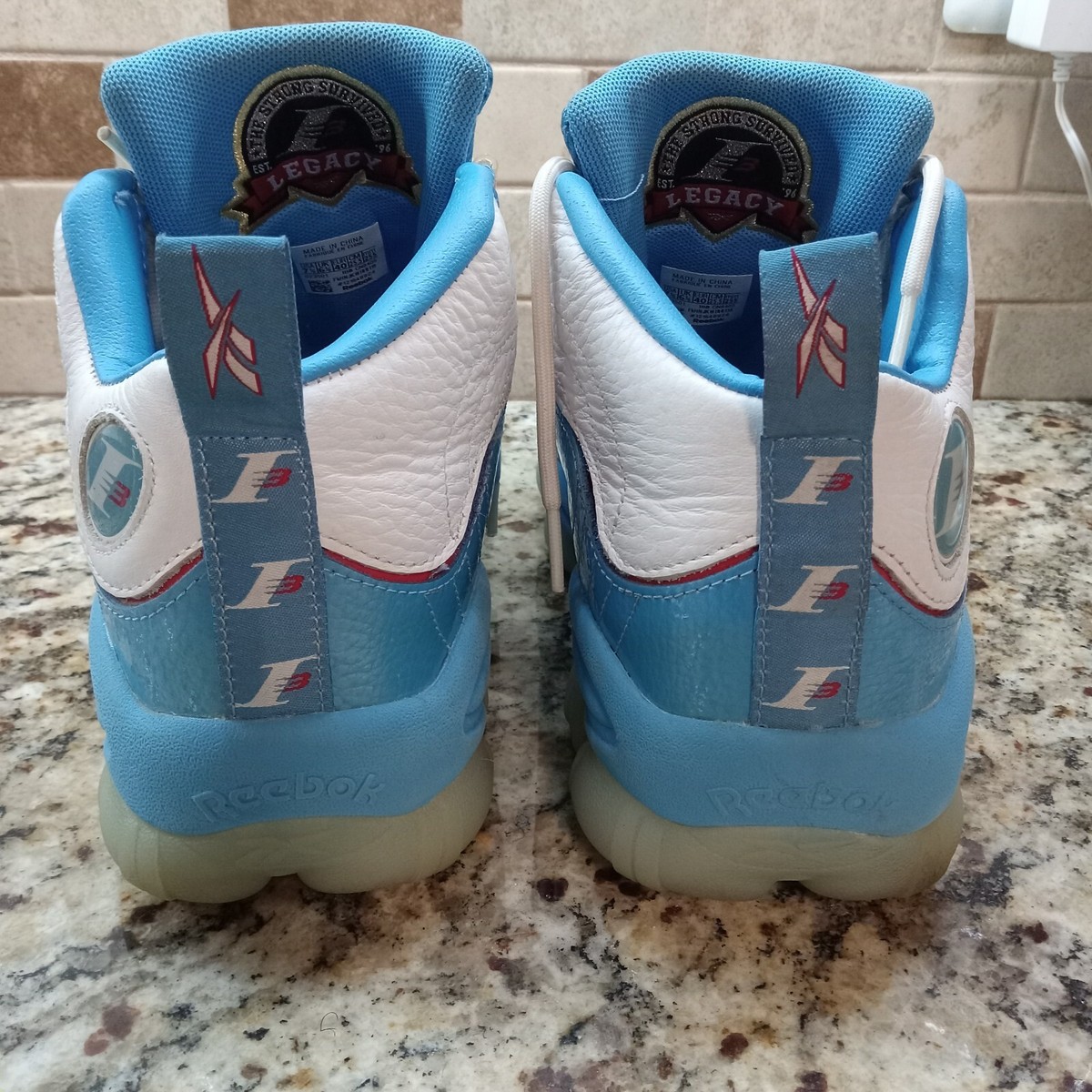 Men's size 7.5 - Reebok Iverson Legacy Athletic Blue | eBay