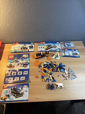 Lego Arctic Set Lot 6573 6575 6520 6586 6578 6579 incomplete sets