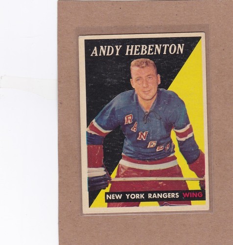 Andy Hebenton #46 1958 Topps card