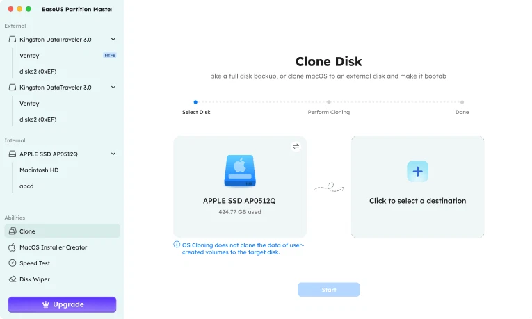 EaseUS Partition Master for Mac  All-in-one Disk Utility Software Mac Lifetime - Image 4 of 4