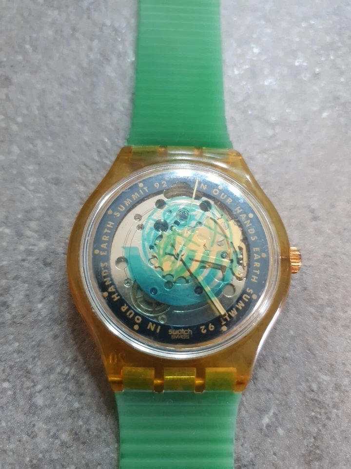 SWATCH IN OUR HANDS EARTH SUMMIT '92 GIACENZA DI MAGAZZINO - Immagine 4 di 4