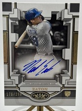 NATE EATON 2023 Topps Tier One Break Out Rookie AUTO Card /299 ROYALS  BOA-NE2