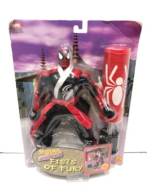 Spider-man adventure hero Karate fists of fury MOC 2002 toybiz