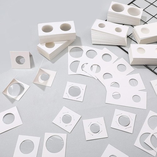 50XAssortiert 40mm Karton/Mylar Münzhalter Flip für US DOLLAR Cent Sammlung - Bild 3 von 11