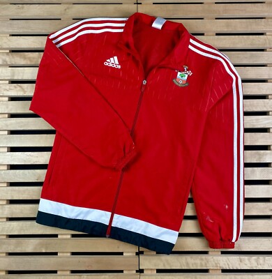 Mens Bomber Jacket Adidas FC Southampton Size L